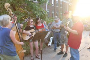 Fiddlers jam session